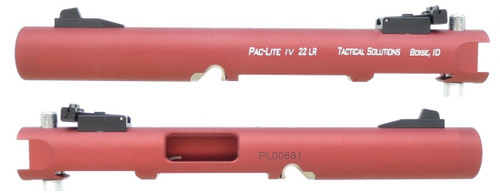 Tactical Solutions Mark IV Pac-Lite 4.5" NON-Fluted Matte Red 1/2x28 threads