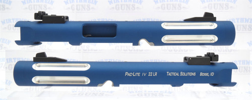 Tactical Solutions Mark IV Pac-Lite 4.5" Fluted Matte Blue Silver Flutes