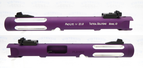 Tactical Solutions Mark IV Pac-Lite 4.5" Silver Fluted Matte Purple