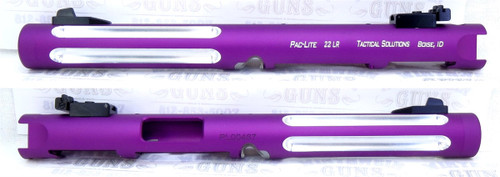Tactical Solutions Mark IV Pac-Lite 6" Fluted Matte Purple Silver Flutes