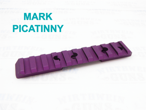 Ruger Reversible Picatinny Rail for ALL Mark Pistols and Tac-Sol Pac-Lite Matte Purple