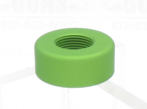 TacSol Tactical Solutions Pac-Lite REPLACEMENT 1" Diameter Thread Protector (End Cap) 1/2"x28 MATTE Laser Green