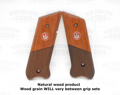 Factory Ruger Mark III Half Checkered Laminated Wood Grips