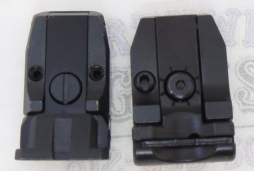 NEW VERSION Factory Ruger Adjustable Rear Sight Black Outline for Mark Series Pistols