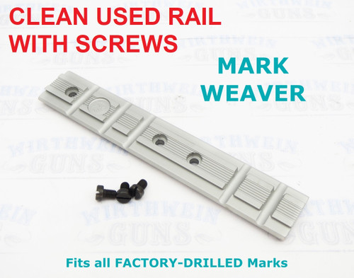 Ruger Silver Weaver Rail for ALL Mark Pistols and Tac-Sol Pac-Lite 90224