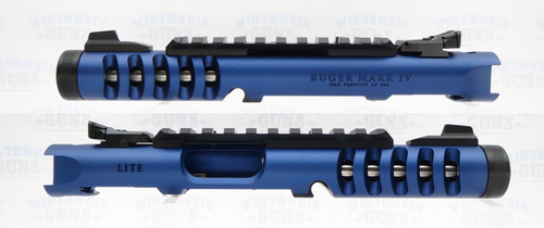 Ruger NEW Take Off BLUE Anodized LITE Upper with Rail and Sights