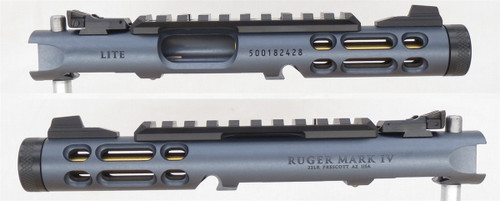 Ruger NEW Take Off GREY Anodized LITE Upper with Rail and Sights 43934
