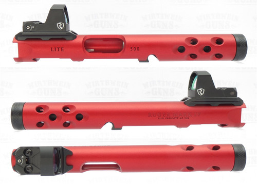 Ruger NEW Take Off Red Anodized LITE Upper with RITON Red Dot Sight