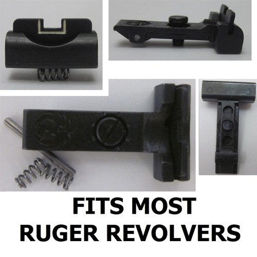 Ruger Adjustable Rear Sight High White Outline for most Ruger Revolvers