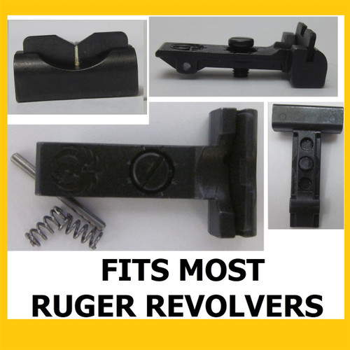 Ruger Adjustable V Blade Rear Sight for most Ruger Revolvers