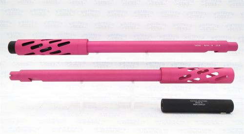 TacSol Tactical Solutions SBX Barrel for Ruger 10/22 Matte Raspberry Pink 1/2"x28 Threads