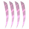 Muddy Buck Gear 4" Parabolic RW Barred Feathers - 50 Pack (Flo Pink)
