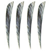 Muddy Buck Gear 3" Parabolic RW Feathers - 36 Pack (White Camo)
