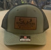 Bowhunters Supply Store - Leather Logo Hat - Green/Black