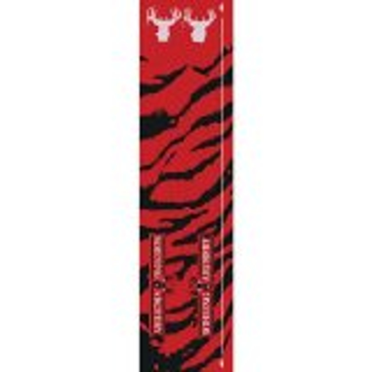 Bohning 4" Tiger Blazer Carbon Arrow Wraps (12 Pack) Red/Black