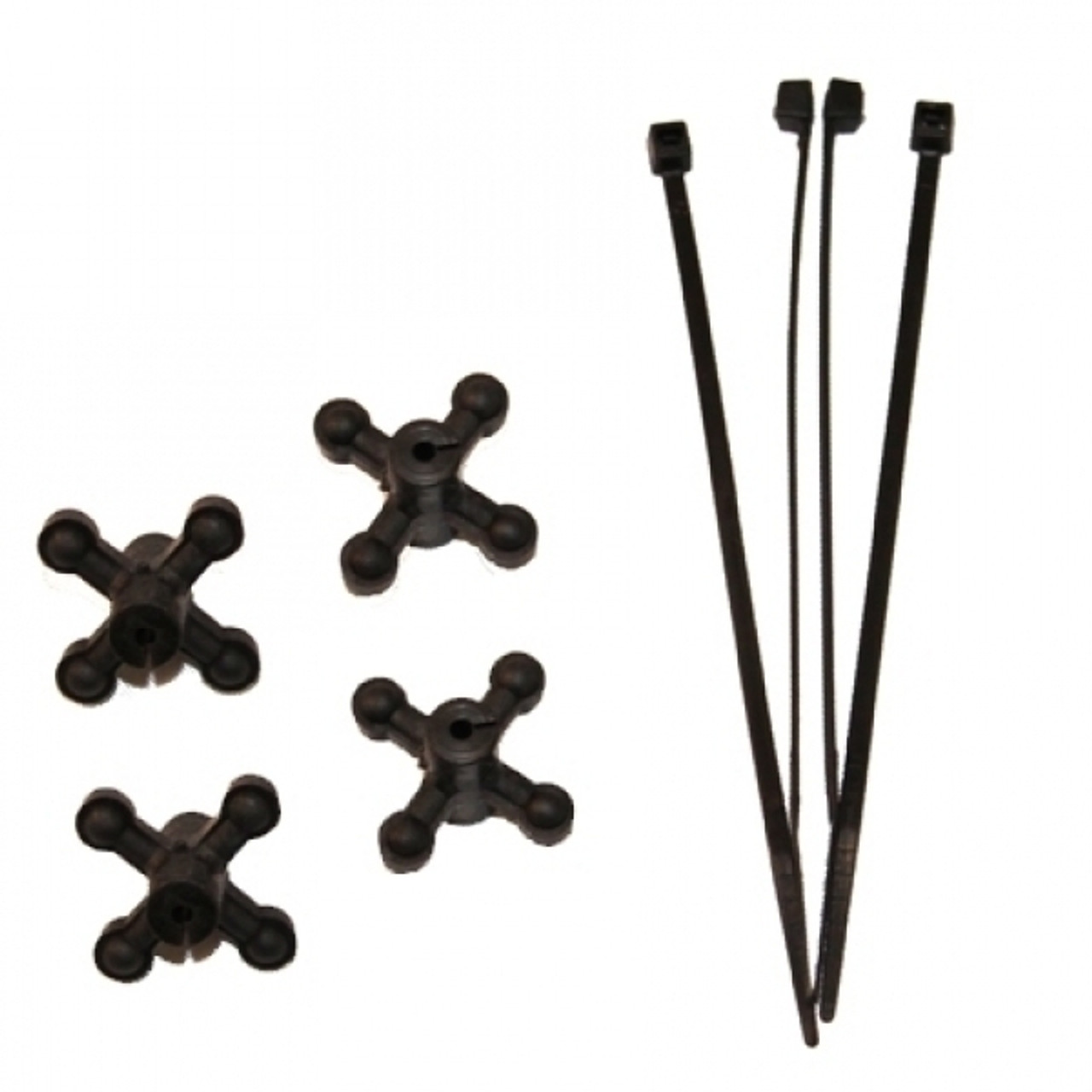 Bowjax Ultrajax I String Dampeners Bow Silencers (4pk) Black