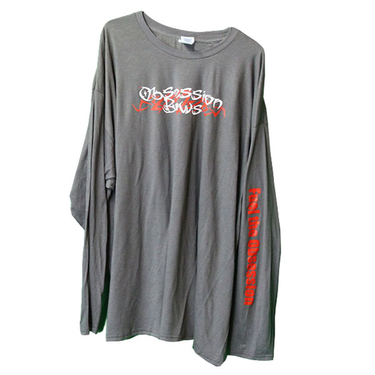 Obsession Charcoal Long Sleeve T-Shirt Medium