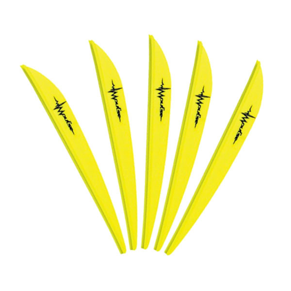 Bohning 3in Impulse Vane Neon Yellow 12 Pack