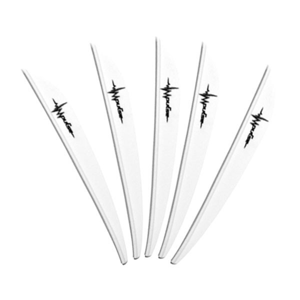 Bohning 4in Impulse Vane White 12 Pack