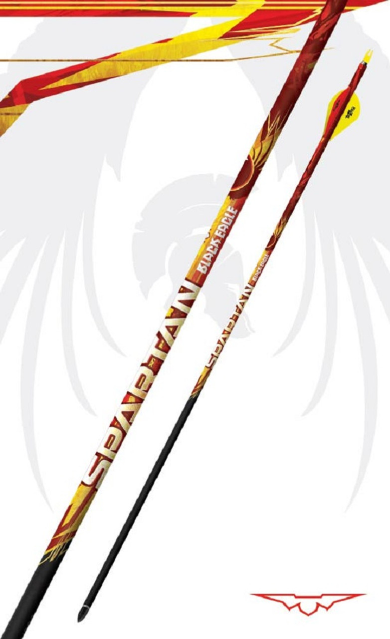 Black Eagle Spartan Fletched Arrows - .001" 6 Pack - 250