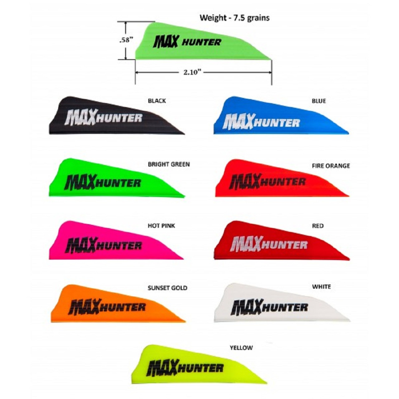 AAE Max Hunter Vanes (Hot Pink) - 12 Pack