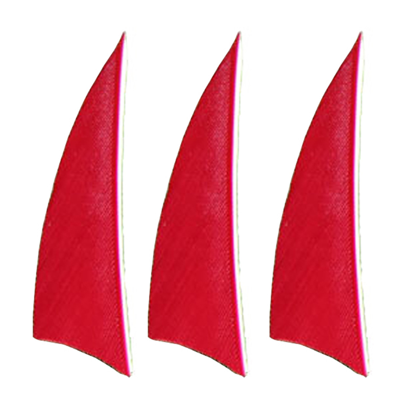 Muddy Buck Gear 2" RW Shield Feathers - 50 Pack (Red)
