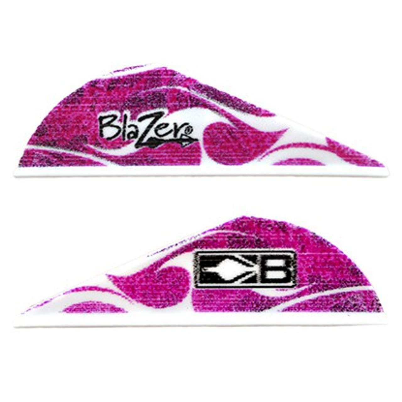 Bohning Hot Pink Flame Blazer Vanes - 100 Pack