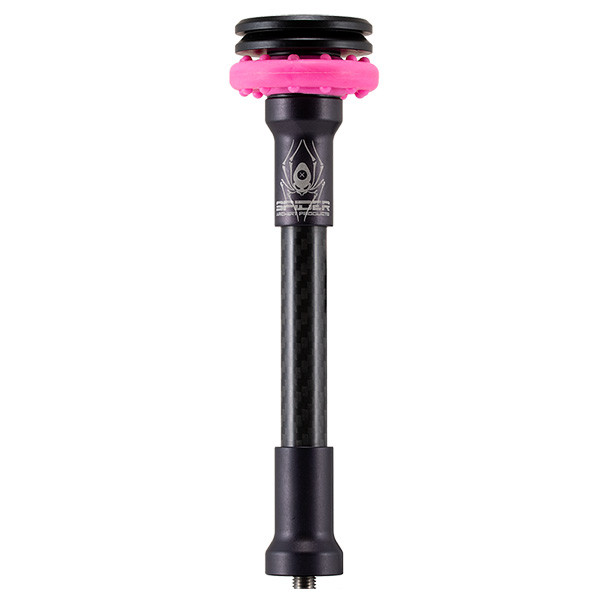 Spider Archery Tracker 8" Hunting Stabilizer with Pink Dampener