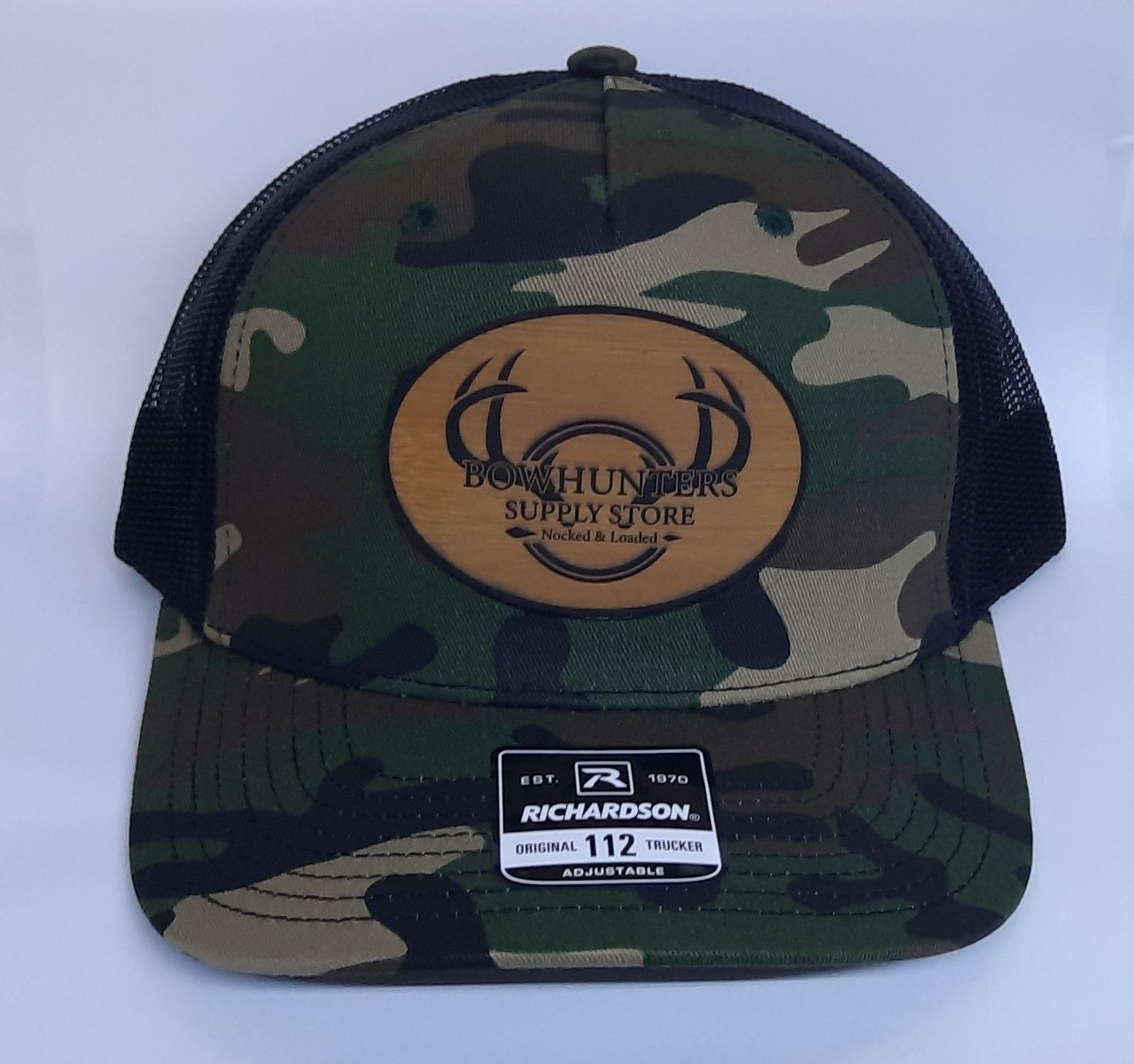 Bowhunters Supply Store - Richardson Mesh Back Hat - Green Camo