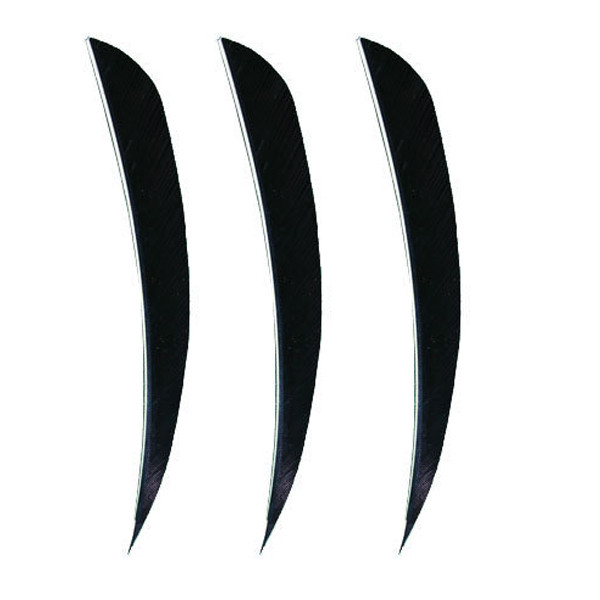 Muddy Buck Gear 5in Para RW Feathers Black 100pk