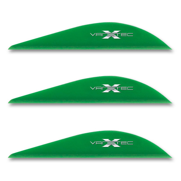 VaneTec 2.3" Super spine Vanes - Green - 12pk