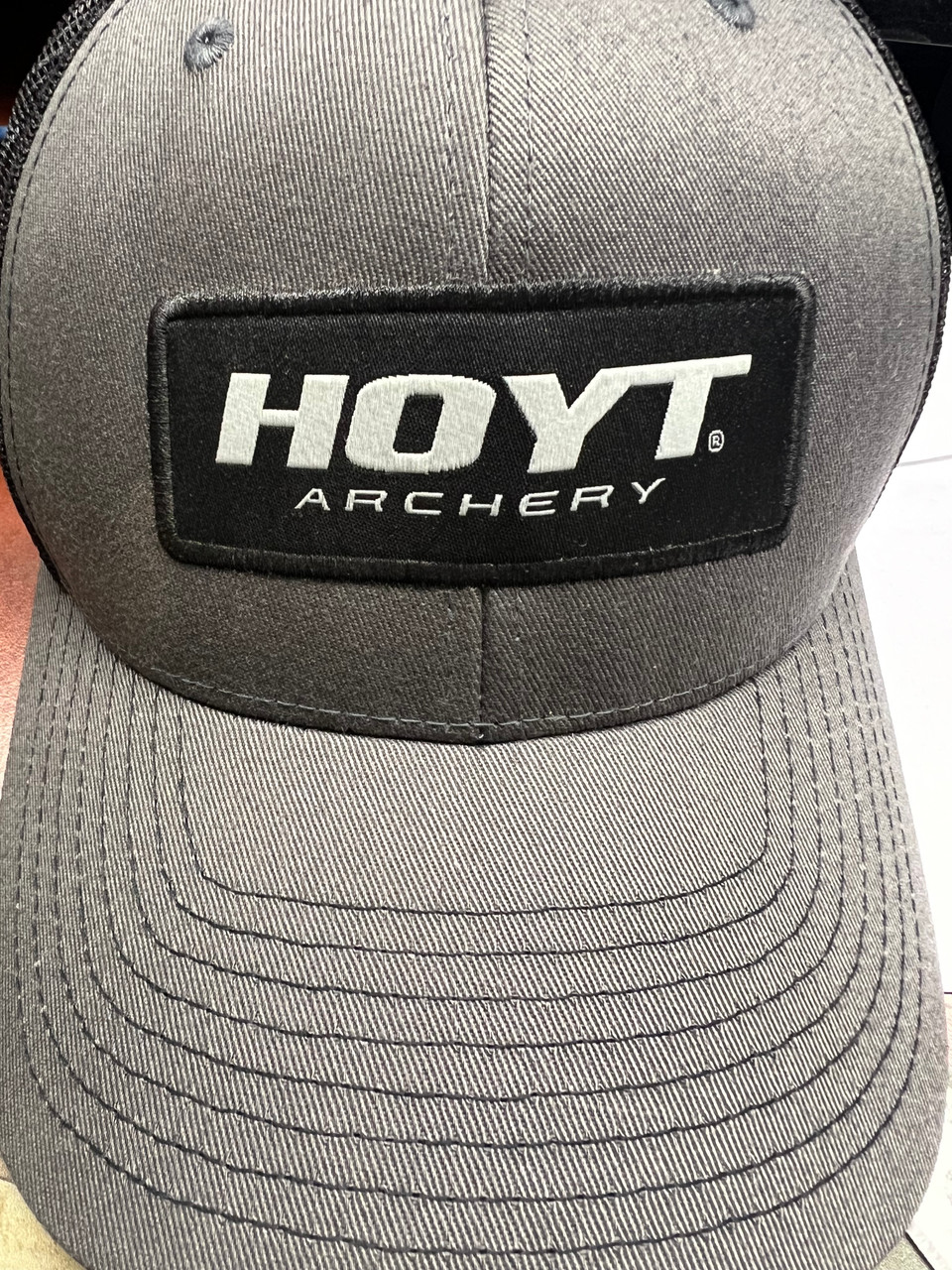 Hoyt Patch Hat - Grey/Black