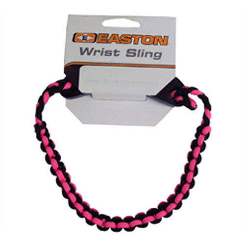 Easton Wrist Sling Diamond Paracord Wide Braid Pink