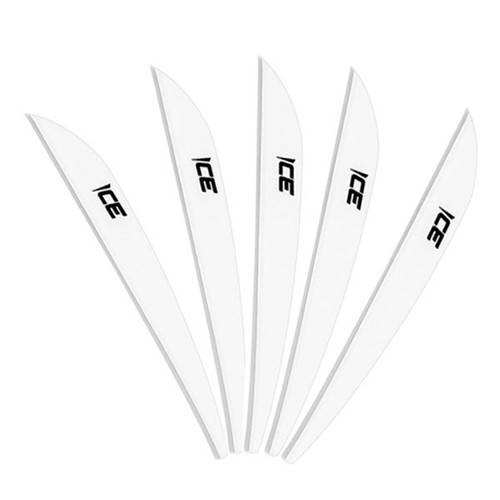 Bohning 3in Ice Vane White - 12 Pack