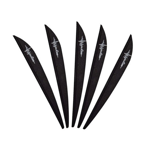 Bohning 4in Impulse Vane Black 12 Pack