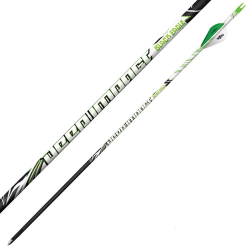 Black Eagle Deep Impact Crested Fletched Arrows - .001" 6 Pack - 350