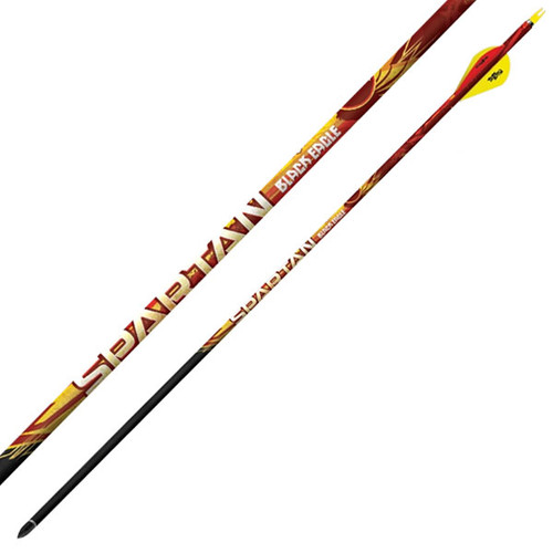 Black Eagle Spartan Fletched Arrows - .001" 6 Pack - 300