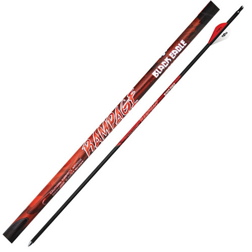 Black Eagle Rampage Fletched Arrows - .003" 6 Pack - 300 Black Eagle Rampage Fletched Arrows - .003" 6 Pack - 300