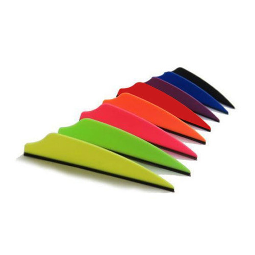 Q2i Archery Fusion X-II 3" Vanes - 50 Pack (Neon Yellow)