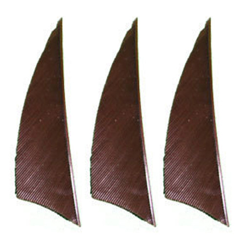 Muddy Buck Gear 2" RW Shield Feathers - 50 Pack (Brown)