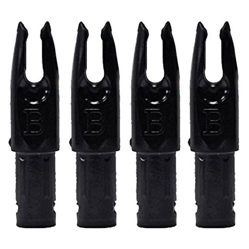 Bohning A Nocks - 12 Pack (Black)