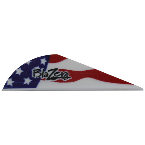 Bohning American Flag Blazer Vanes - 12 Pack