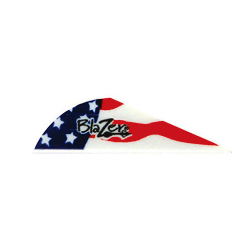 Bohning American Flag Blazer Vanes - 36 Pack