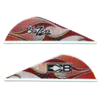 Bohning Red Rusted Flame Blazer Vanes - 50 Pack