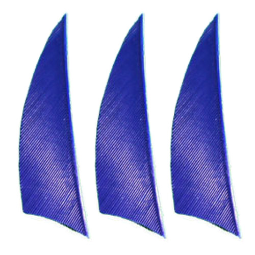 Muddy Buck Gear 2" RW Shield Cut Feathers - 100 Pack (Royal Blue)