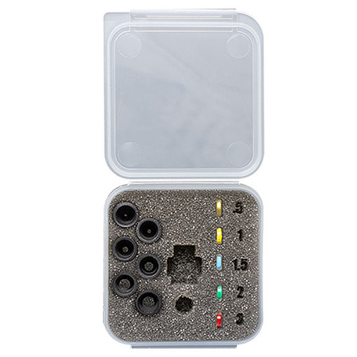 Specialty Archery Deluxe Podium Peep Kit contains all Apertures and Clarifiers