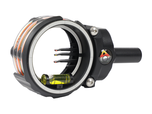 Axcel - AccuStat II Scope - Micro Adjust - 3 Pins - .010 - Black - Ambidextrous