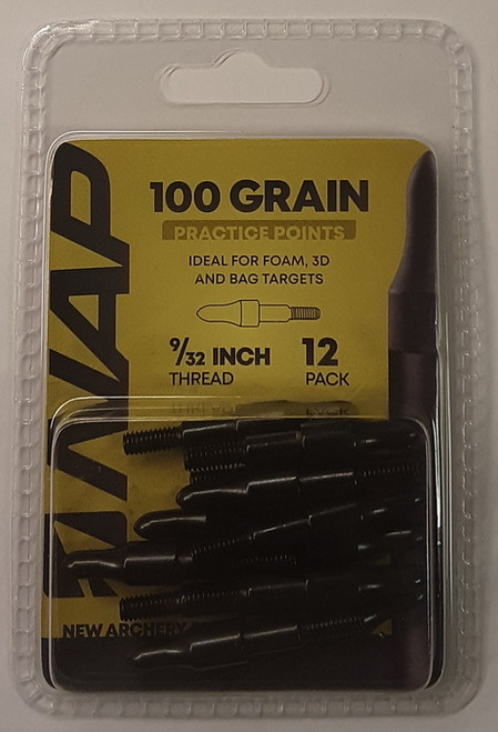 NAP - Practice 3D Point - 9/32 - 100 Grain - 12pk