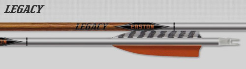 Easton - Carbon Legacy -  600 Spine - .006" - 4'' Feather Left Helical - 6pk