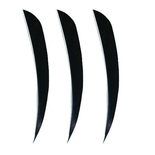 Muddy Buck Gear 5in Para RW Feathers Black 100pk